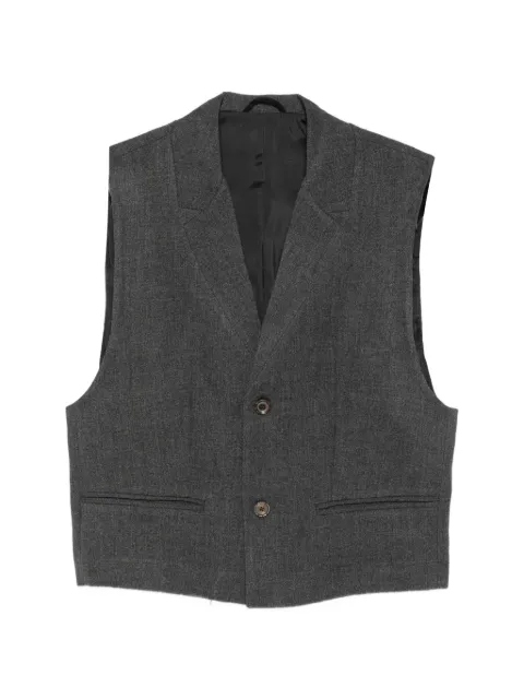 IMPERIAL button-up gilet Grey L924MBJ