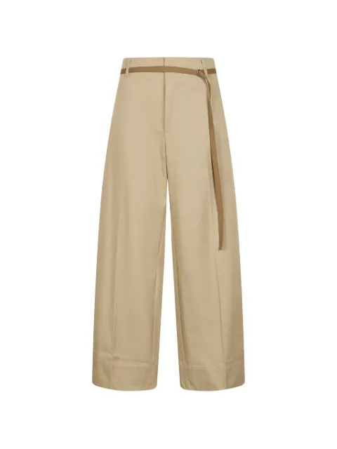 CROQUIS belted straight-leg trousers Neutrals 9Q8E11120