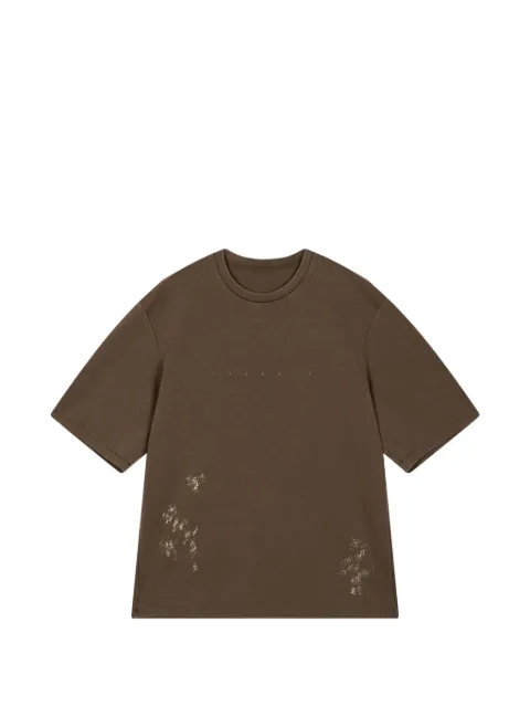 CROQUIS graphic-print T-shirt Brown 9Q8114640