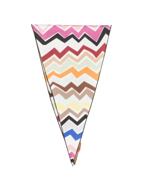 Missoni zig-zag-print scarf White LSDMTWDA917