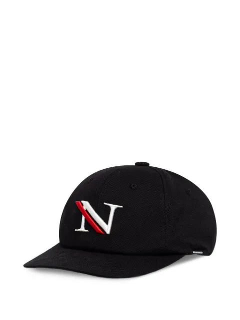 Neighborhood logo-embroidered baseball cap Black 261HCNHHT01