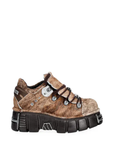 NEW ROCK chunky-sole boots Brown M120NC114