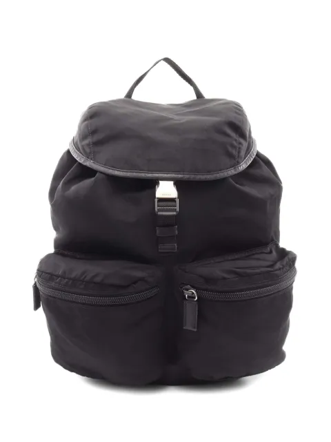 Prada Pre-Owned 2000-2013 Tessuto backpack Black B6EA7281QYXM1D9B