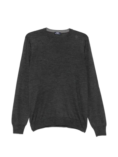 Barba crew-neck long-sleeve sweater Grey 1319057567