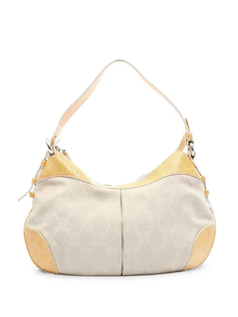 Celine Pre-Owned 2000-2007 Macadam Canvas shoulder bag Grey 0T7UJCEN9TDPCYX5