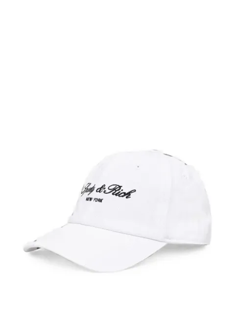 Sporty & Rich logo-embroidered baseball cap White AC04071329