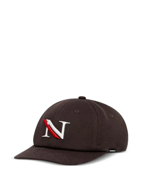 Neighborhood logo-embroidered baseball cap Brown 261HCNHHT01