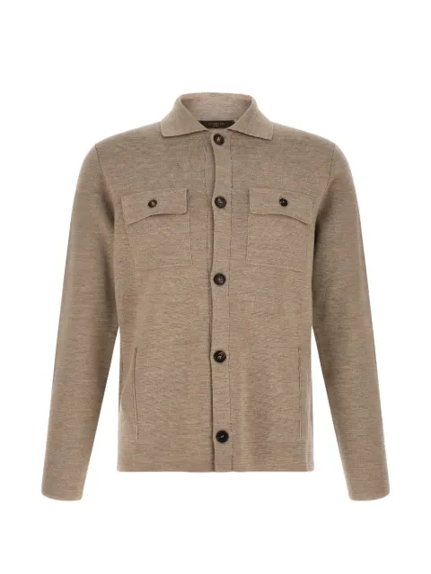 Zanone Saharan flap-pocket cardigan Neutrals 810141ZQ209Z3663