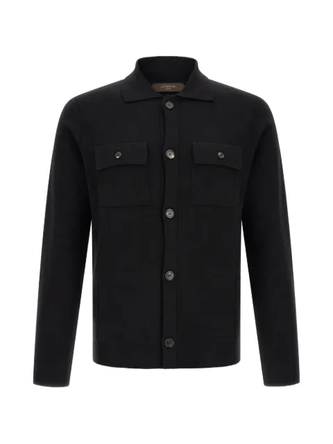 Zanone Saharan button-up cardigan Black 810141ZQ209Z0015