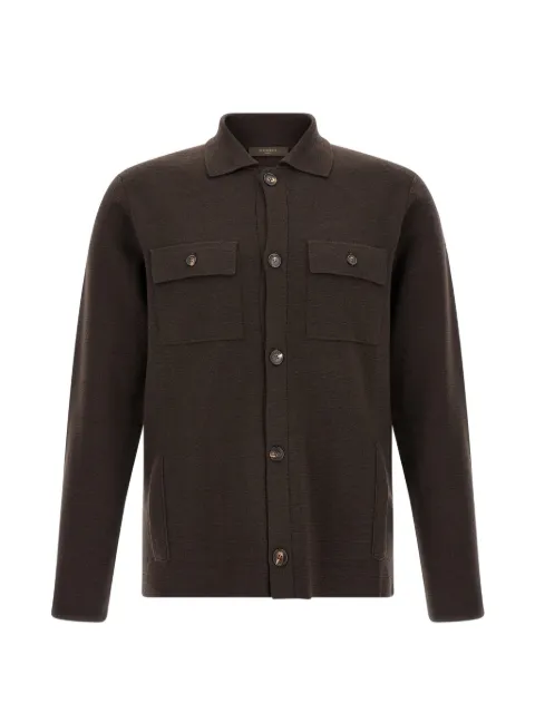 Zanone Saharan button-up cardigan Brown 810141ZQ209Z2501