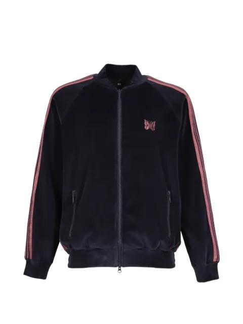 Needles rib collar track jacket Blue TY358NVY