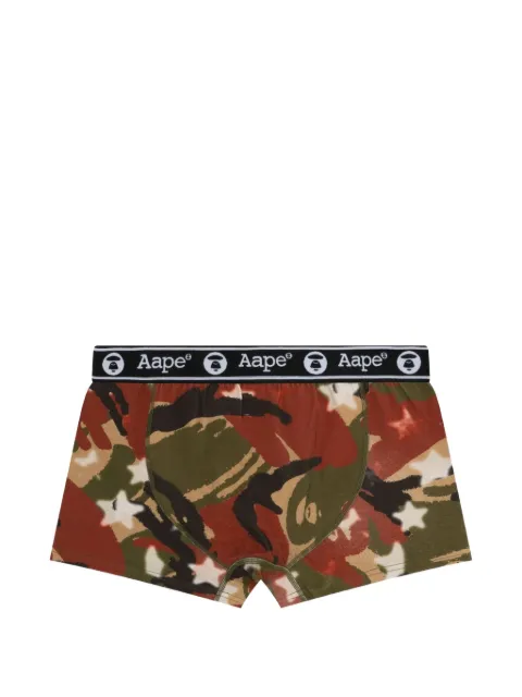 AAPE BY *A BATHING APE® Camo-print boxer shorts Green AAPUWM5240XAP