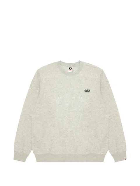AAPE BY *A BATHING APE® embroidered-logo sweater Grey AAPSWMC373XAP