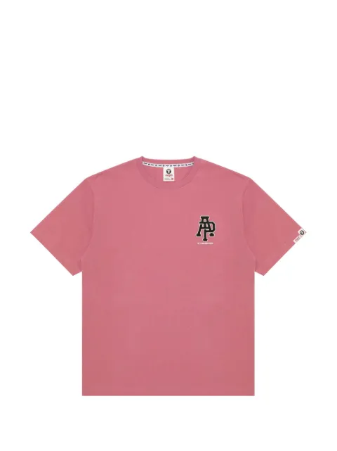 AAPE BY *A BATHING APE® Moonface camo-print T-shirt Black AAPTEM1562XXN
