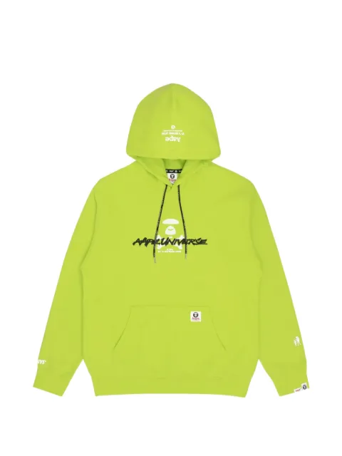 AAPE BY *A BATHING APE® Moonface print hoodie Green AAPSWM3817XXH