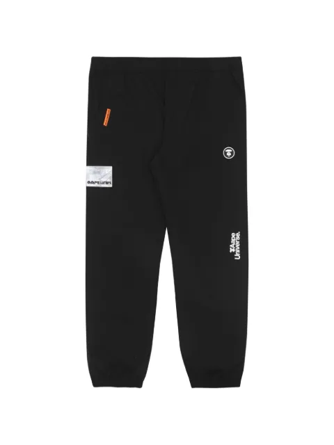 AAPE BY *A BATHING APE® Moonface patch track pants Grey AAPPTM6825XXK