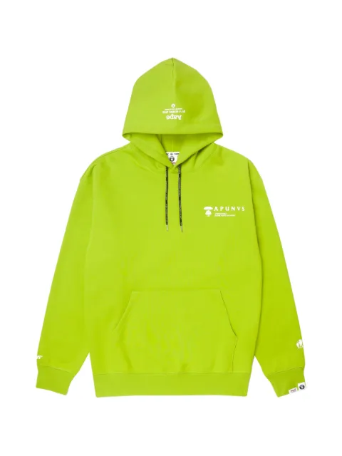 AAPE BY *A BATHING APE® Moonface camouflage-print hoodie Green AAPSWMA327XXL