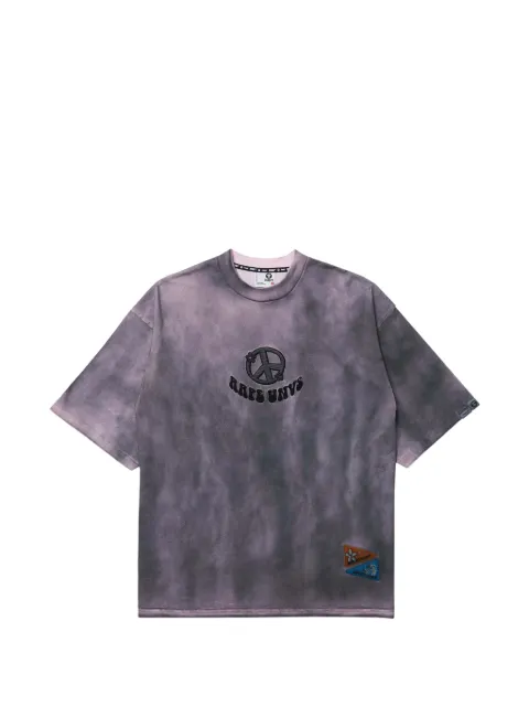 AAPE BY *A BATHING APE® Moonface tie-dye T-shirt Pink AAPTEM1346XXK
