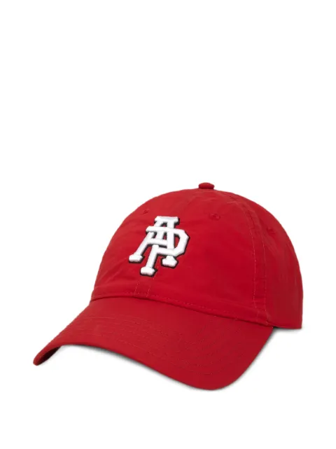 AAPE BY *A BATHING APE® Monogram-embroidered baseball cap Red AAPCPM5258XXM