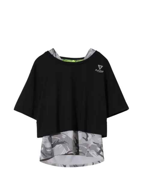 AAPE BY *A BATHING APE® layered-detail T-shirt Black AAPTSW2843XX9