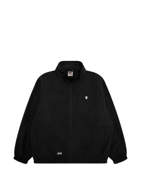 AAPE BY *A BATHING APE® Moonface logo-patch jacket Black AAPLJM7724XXP