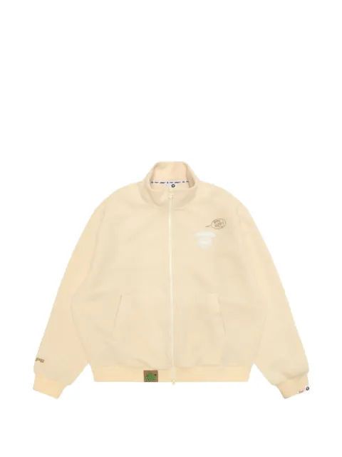 AAPE BY *A BATHING APE® Moonface fleece jacket Neutrals AAPSWMC396XXP