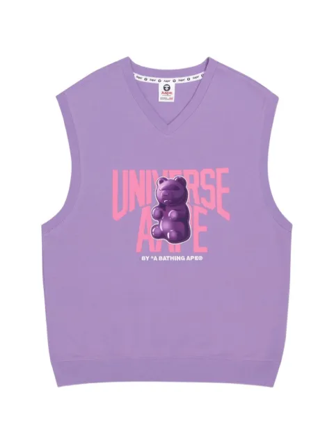 AAPE BY *A BATHING APE® graphic-print tank top Purple AAPTKW0934XXI
