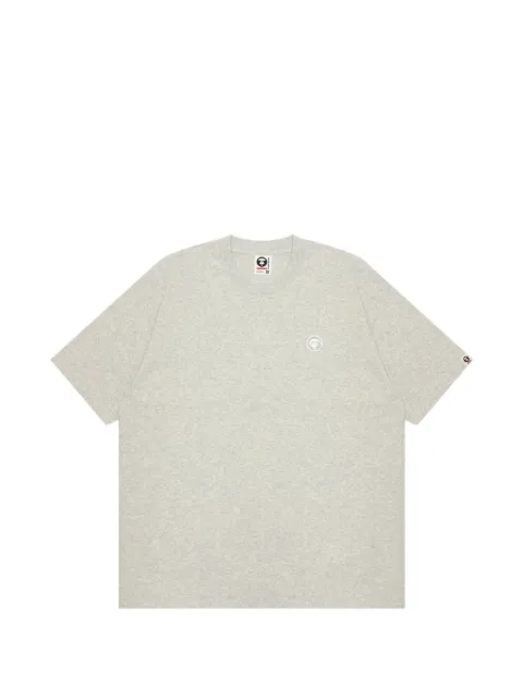 AAPE BY *A BATHING APE® Moonface cotton T-shirt Grey AAPTEM1598XAO