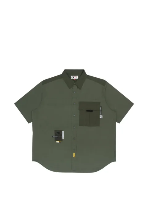 AAPE BY *A BATHING APE® chest-pocket shirt Neutrals AAPSRM8403XXI