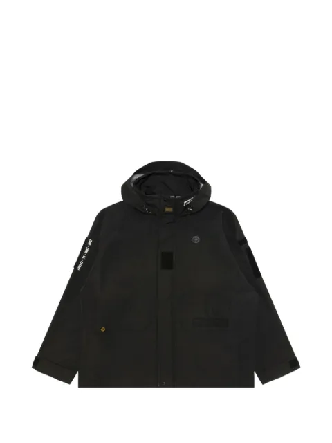 AAPE BY *A BATHING APE® Moonface hooded jacket Black AAPLJM7754XXP