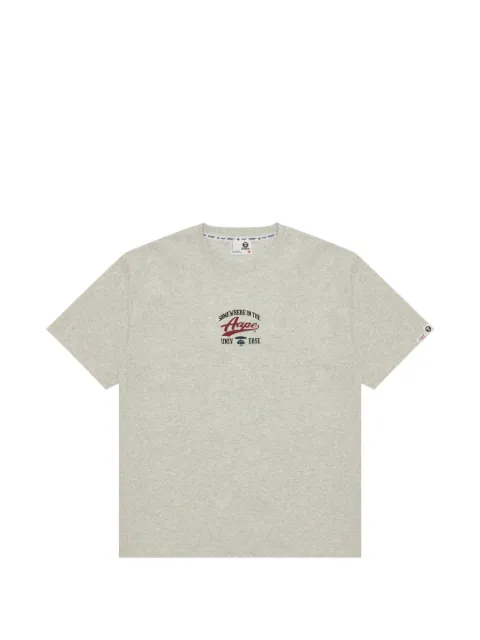 AAPE BY *A BATHING APE® logo-print T-shirt Grey AAPTEM1549XAN