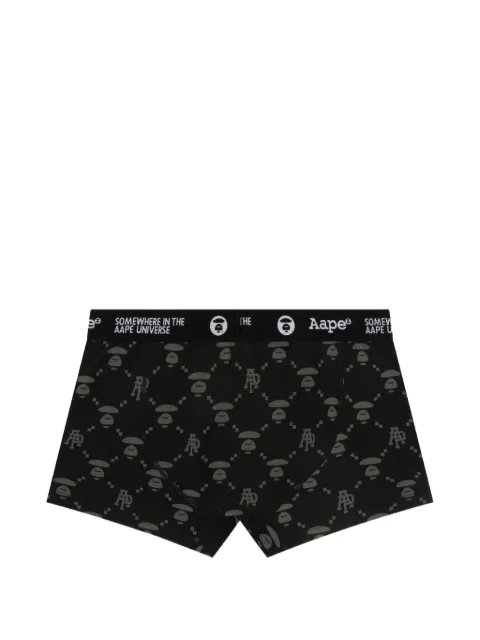 AAPE BY *A BATHING APE® Moonface logo-print boxer briefs Red AAPUWM5297XXN