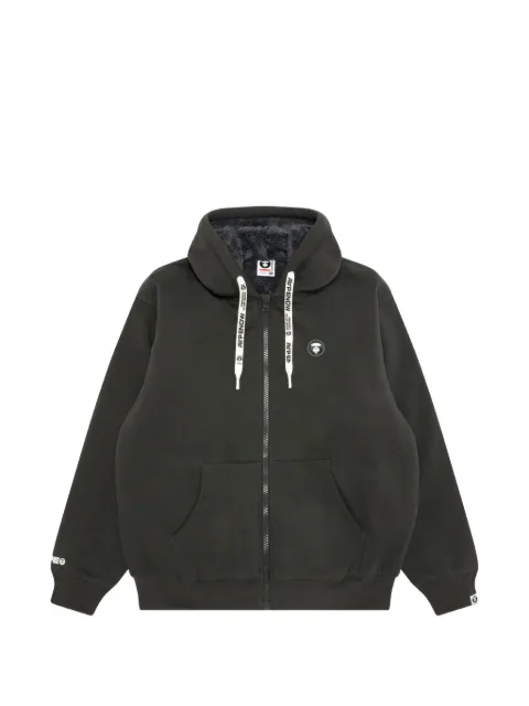 AAPE BY *A BATHING APE® Moonface zip-up hoodie Grey AAPSWMC364XXP