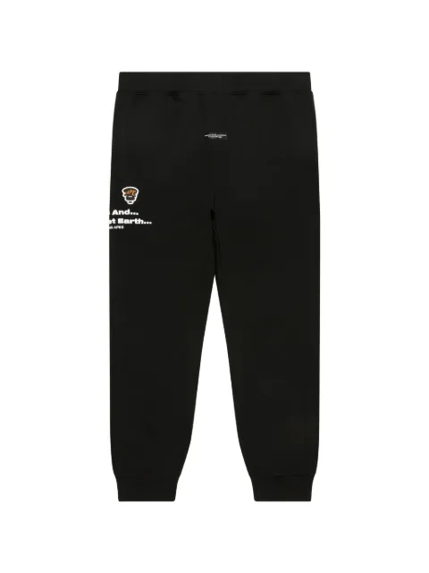 AAPE BY *A BATHING APE® logo-print track pants Black AAPPTMB637XXN