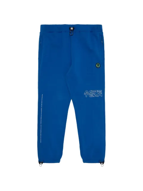 AAPE BY *A BATHING APE® Moonface patch track pants Grey AAPPTM6930XXJ