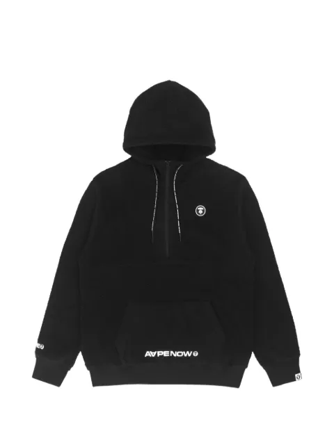 AAPE BY *A BATHING APE® zipped-neck hoodie Black AAPSWM3850XXH