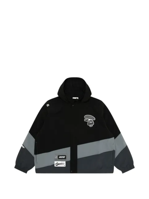 AAPE BY *A BATHING APE® Moonface hooded jacket Black AAPLJM7671XXN