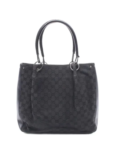 Gucci Pre-Owned 2000-2015 GG Canvas tote bag Black Q3O58KHXVE270TZM