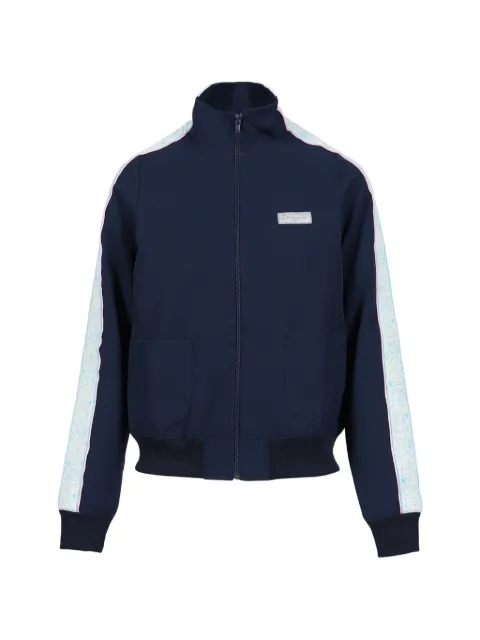 Sandy Liang Lia logo-patch track jacket Blue H26O091F448NVY