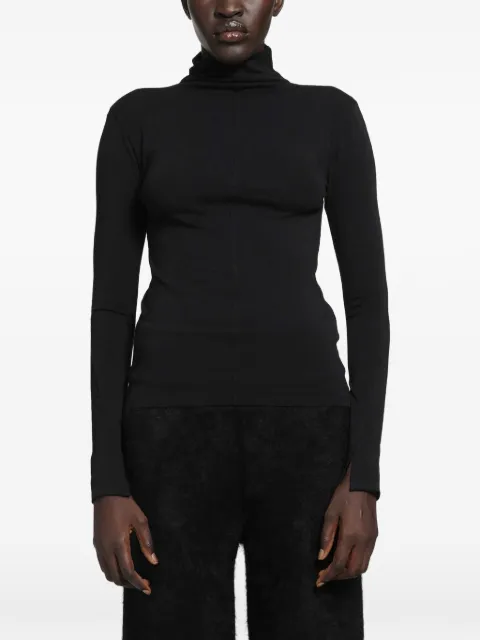Thom Krom turtleneck T-shirt Black WTS627