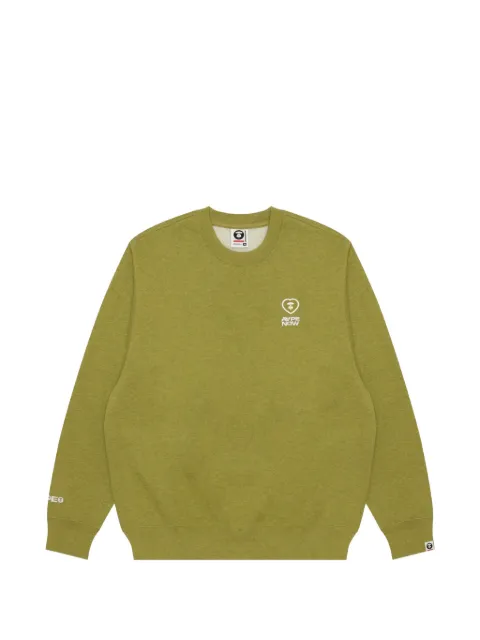 AAPE BY *A BATHING APE® logo-print sweatshirt Green AAPSWMB321XBN