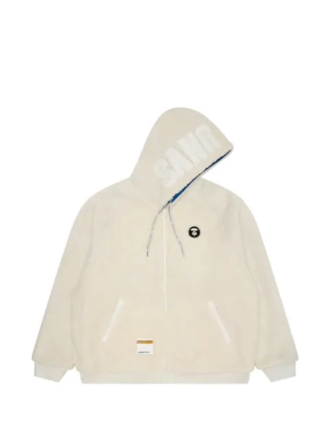 AAPE BY *A BATHING APE® Moonface reversible hoodie Neutrals AAPSWMA370XAL