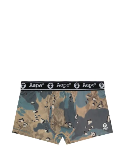 AAPE BY *A BATHING APE® logo-print boxer briefs Neutrals AAPUWM5240XBN