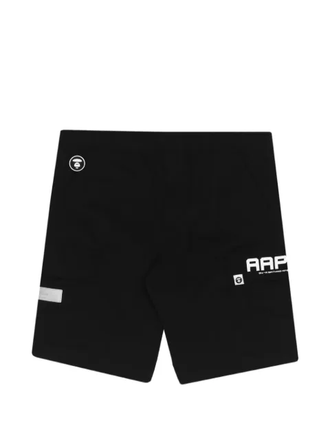 AAPE BY *A BATHING APE® Moonface cargo shorts Black AAPSPM6778XXH
