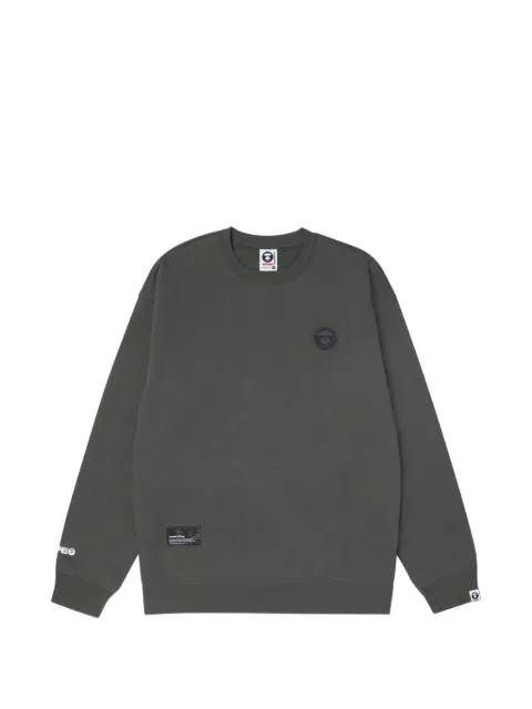 AAPE BY *A BATHING APE® Moonface patch sweatshirt Grey AAPSWMA306XXL