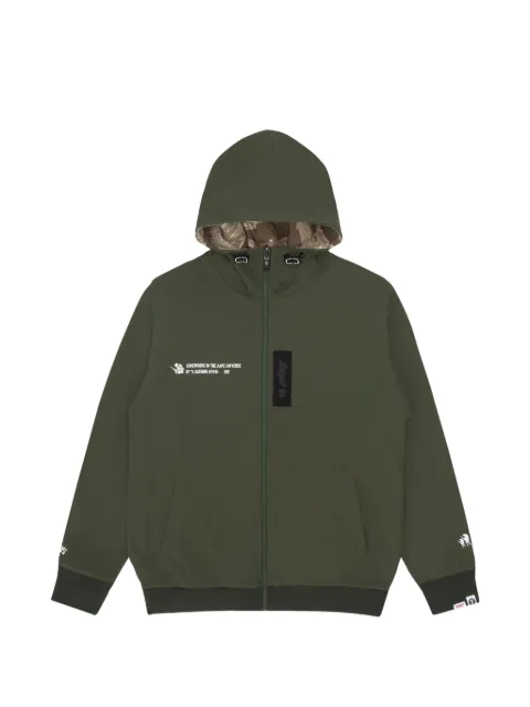 AAPE BY *A BATHING APE® zip-up hoodie Brown AAPSWM3828XXH