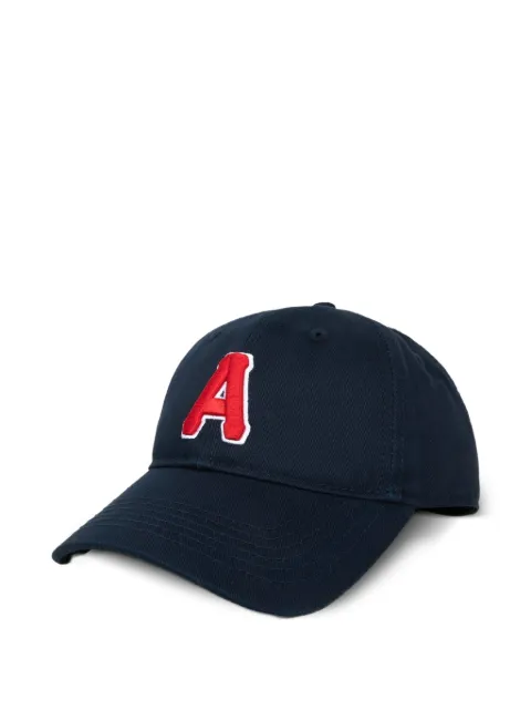 AAPE BY *A BATHING APE® letter-embroidered baseball cap Blue AAPCPM5227XXL