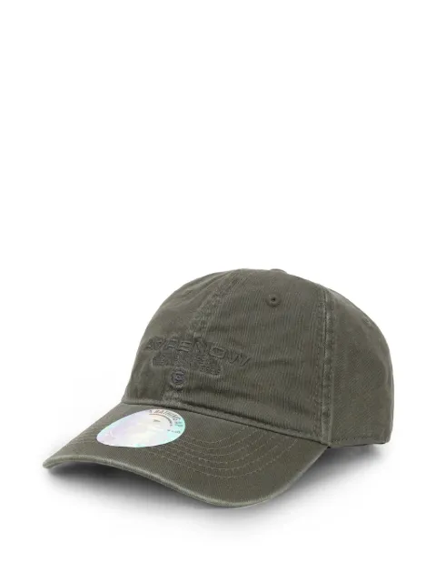 AAPE BY *A BATHING APE® Moonface-patch baseball cap Brown AAPCPM4940XXJ