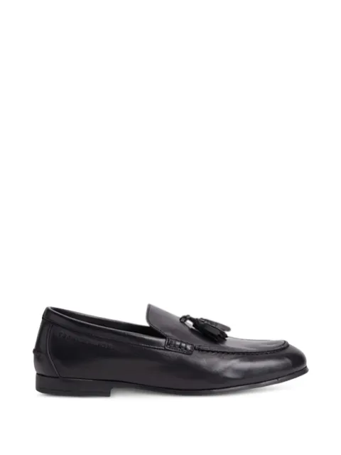 Tommy Hilfiger tassel-detail leather loafers Black FM0FM05891