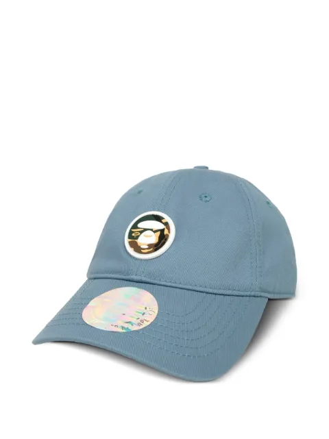 AAPE BY *A BATHING APE® Moonface logo-patch cap Blue AAPCPM5199XXP